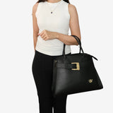 Signature CV By Cavalinho Black Leather Handbag SKU 16260633.01 #color_black