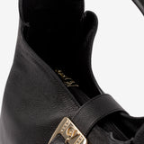 Cavalinho Muse Black Leather Slouchy Shoulder Bag SKU 18300634.01 #color_black