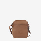 Cavalinho Leather Traveler Crossbody Bag SKU 18320060.13 #color_saddlebrown