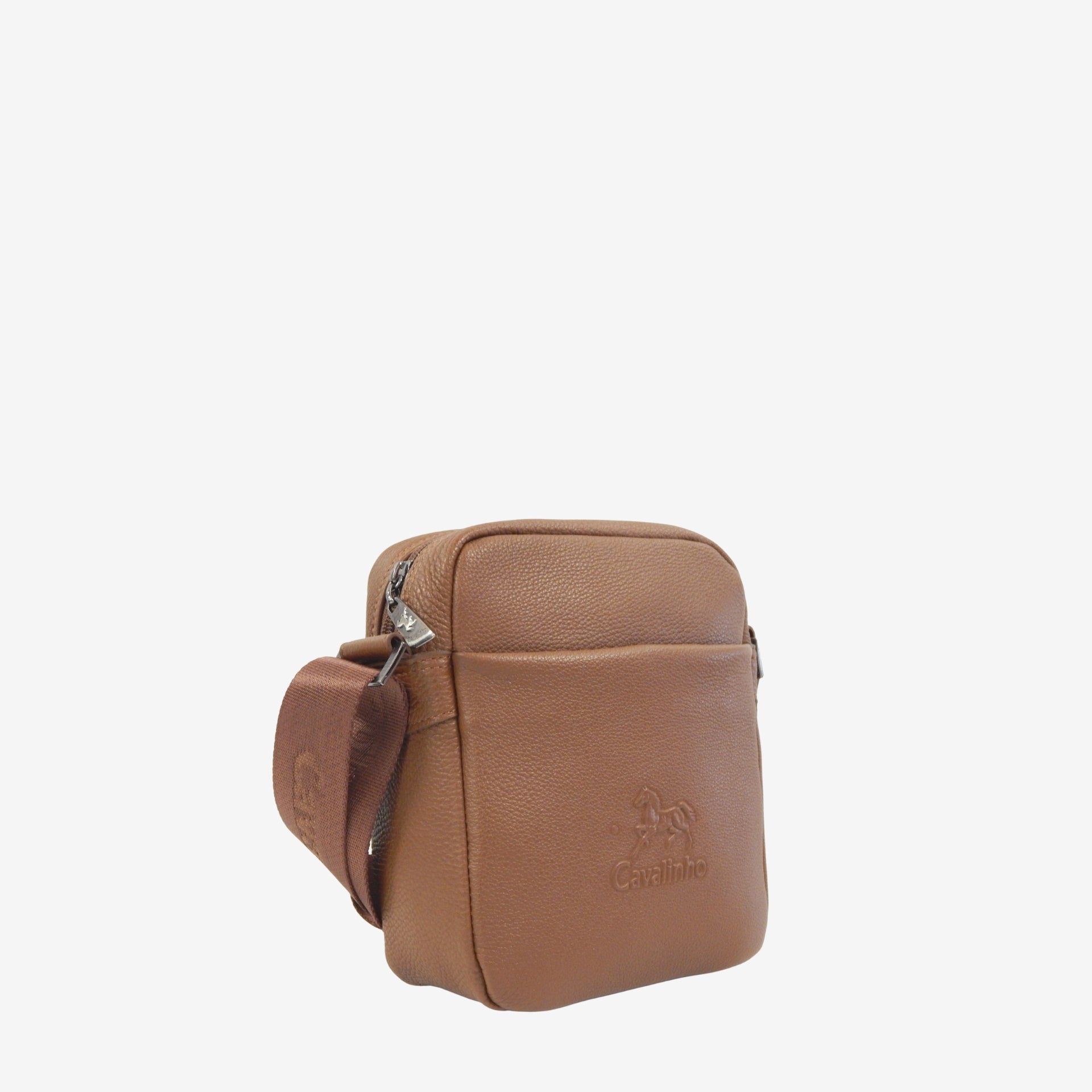 Cavalinho Leather Traveler Crossbody Bag SKU 18320060.13 #color_saddlebrown