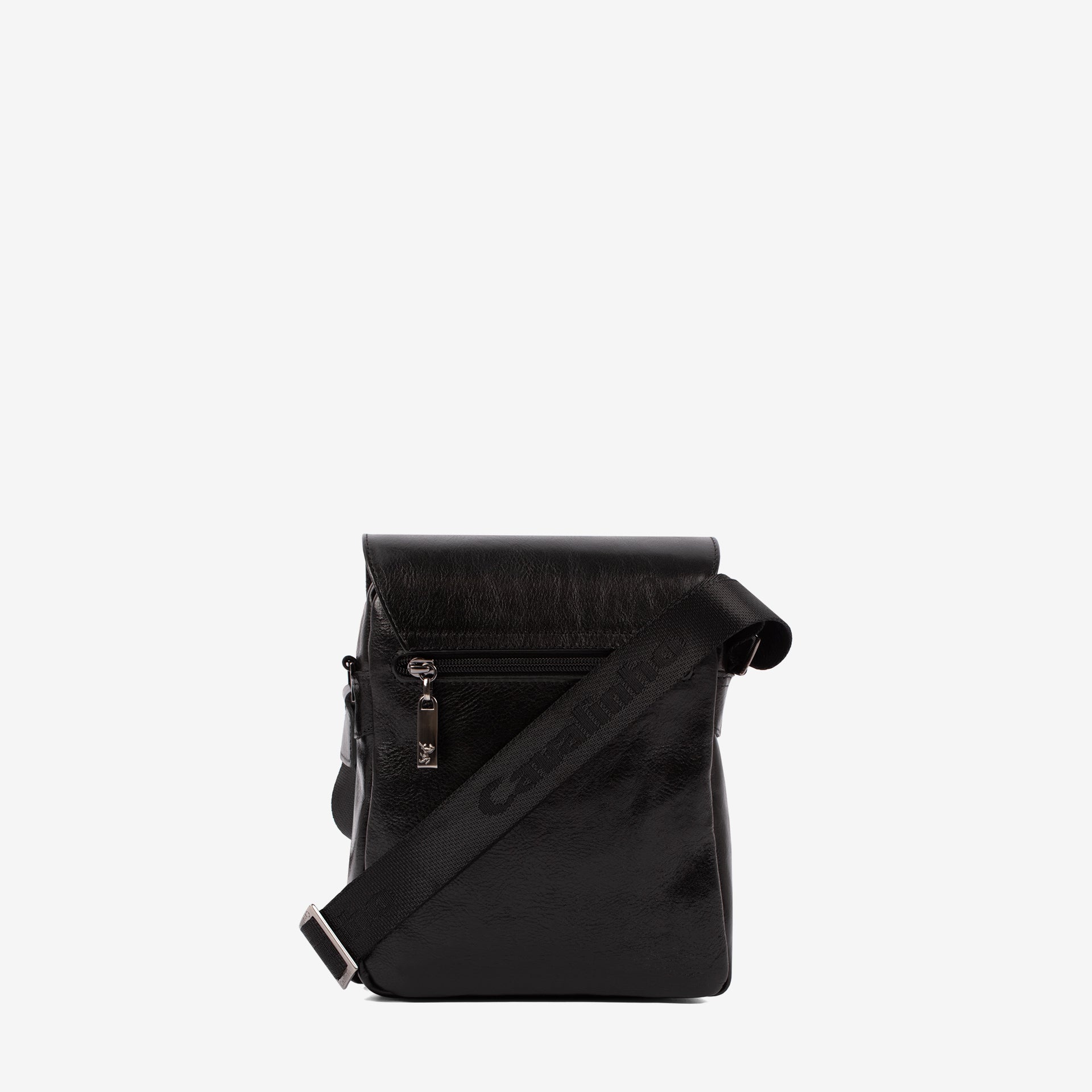 Cavalinho Gentleman Black Leather Traveler Crossbody Bag SKU 18320092.01 #color_black