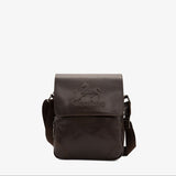 Cavalinho Gentleman Brown Leather Traveler Crossbody Bag SKU 18320092.02 #color_brown