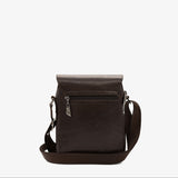 Cavalinho Gentleman Brown Leather Traveler Crossbody Bag SKU 18320092.02 #color_brown