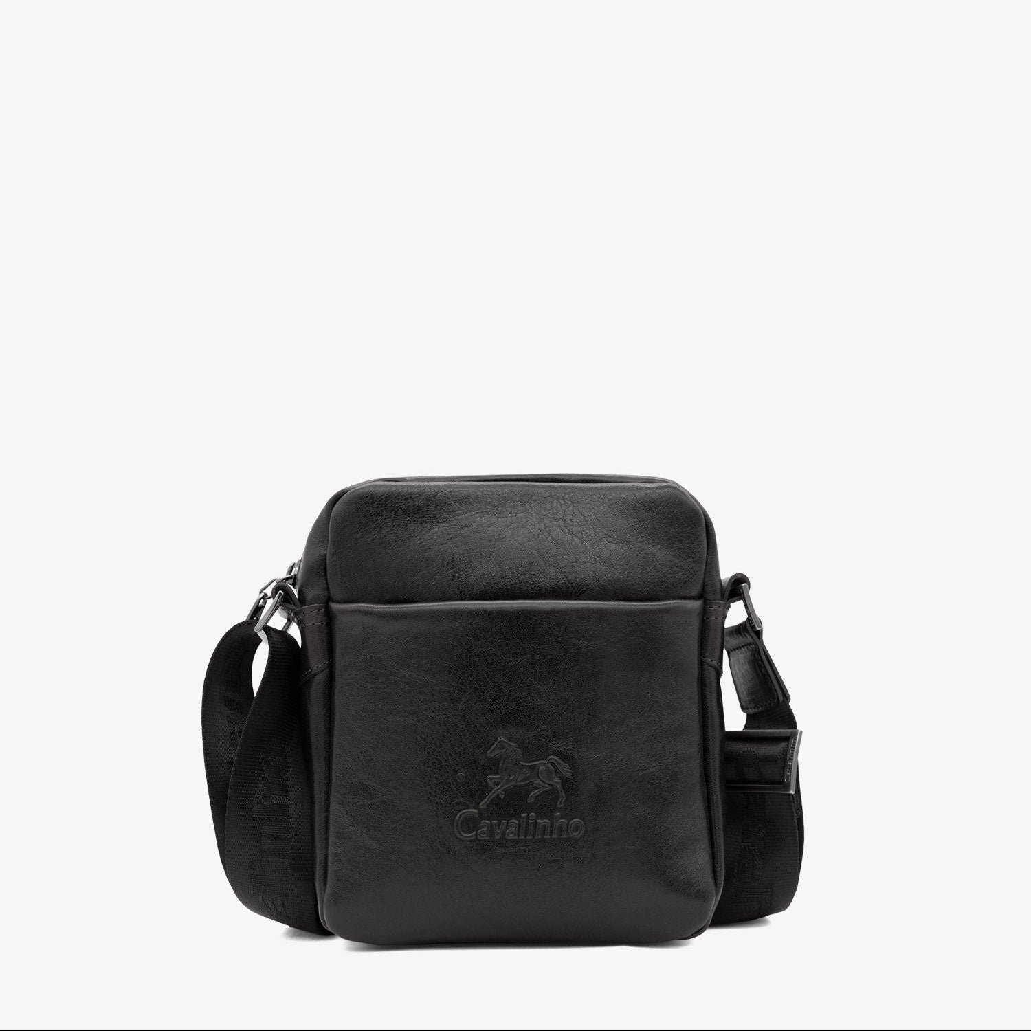 Cavalinho Leather Traveler Crossbody Bag SKU 18320225.01 #color_Black