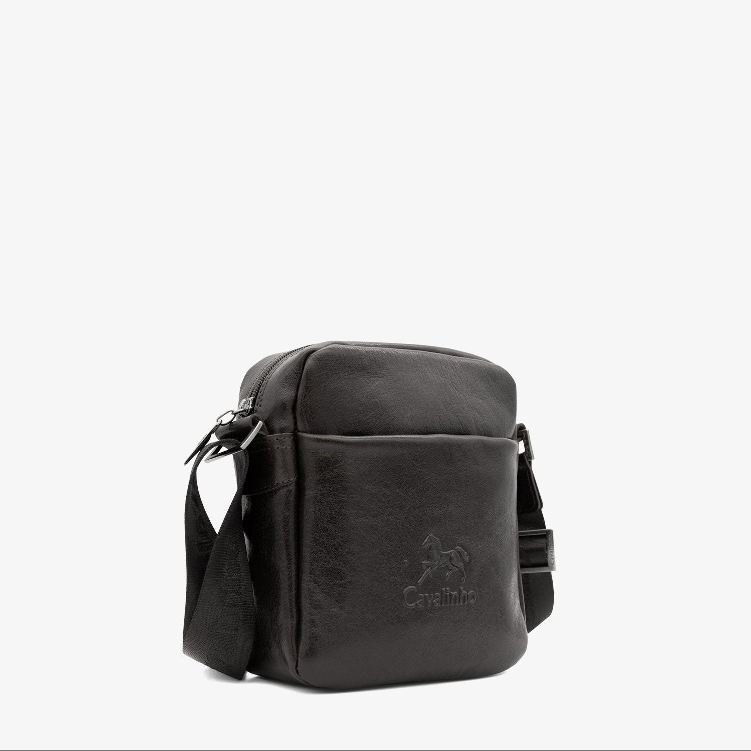 Cavalinho Leather Traveler Crossbody Bag SKU 18320225.01 #color_Black