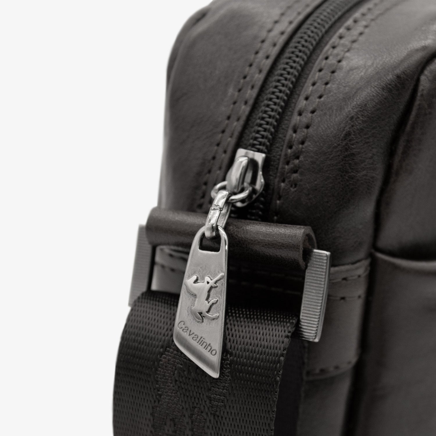 Cavalinho Leather Traveler Crossbody Bag SKU 18320225.01 #color_Black