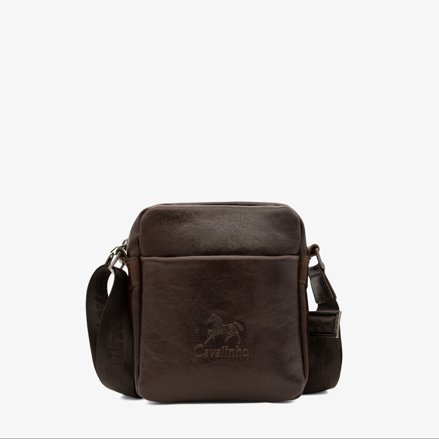 Cavalinho Leather Traveler Crossbody Bag SKU 18320225.02 #color_Brown 