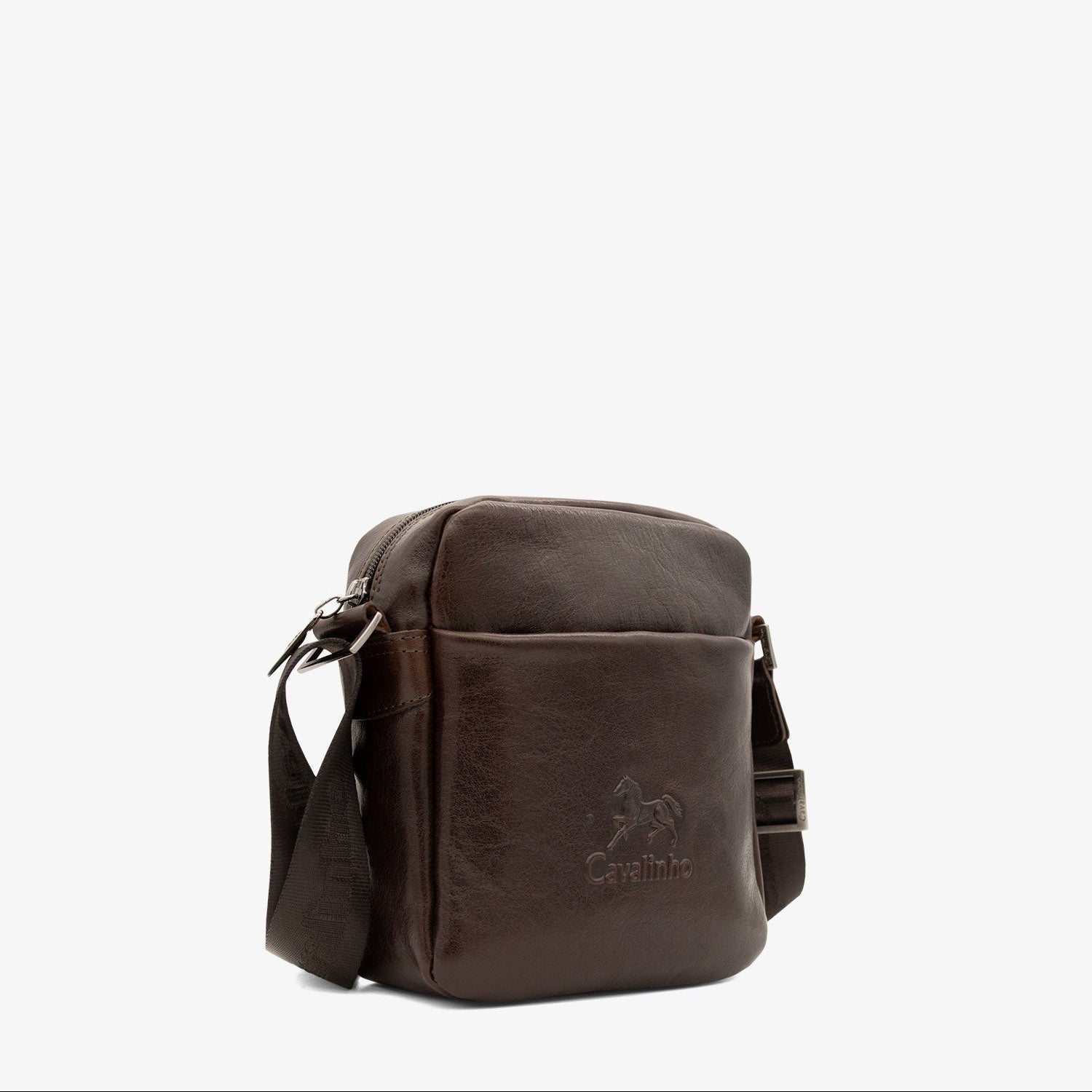 Cavalinho Leather Traveler Crossbody Bag SKU 18320225.02 #color_Brown 