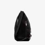 Gentleman Black Leather Sling Bag SKU 18320416.01 #color_black