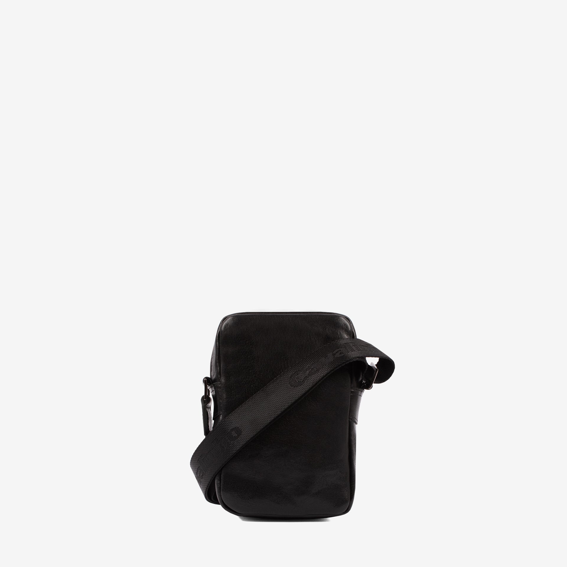 Cavalinho Gentleman Black Leather Traveler Crossbody Bag SKU 18320488.01 #color_black