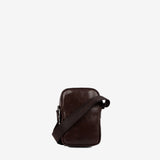 Cavalinho Gentleman Brown Leather Traveler Crossbody Bag SKU 18320488.02 #color_brown