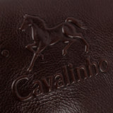 Cavalinho Gentleman Brown Leather Traveler Crossbody Bag SKU 18320488.02 #color_brown