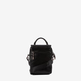 Cavalinho Gentleman Black Leather Traveler Crossbody Handbag SKU 18320590.01 #color_black