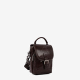 Cavalinho Gentleman Brown Leather Traveler Crossbody Handbag SKU 18320590.02 #color_brown