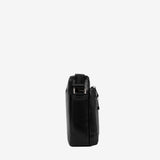 Cavalinho Gentleman Black Leather Traveler Crossbody Bag SKU 18320632.01 #color_black