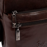 Cavalinho Gentleman Brown Leather Traveler Crossbody Bag SKU 18320632.02 #color_brown