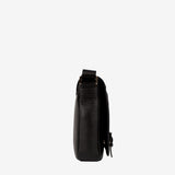 Cavalinho El Cavaleiro Black Leather Messenger Bag SKU 18330065.01 #color_black