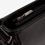 Cavalinho El Cavaleiro Black Leather Messenger Bag SKU 18330065.01 #color_black