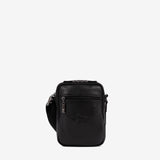 Cavalinho El Cavaleiro Black Leather Traveler Crossbody Bag SKU 18330128.01 #color_black