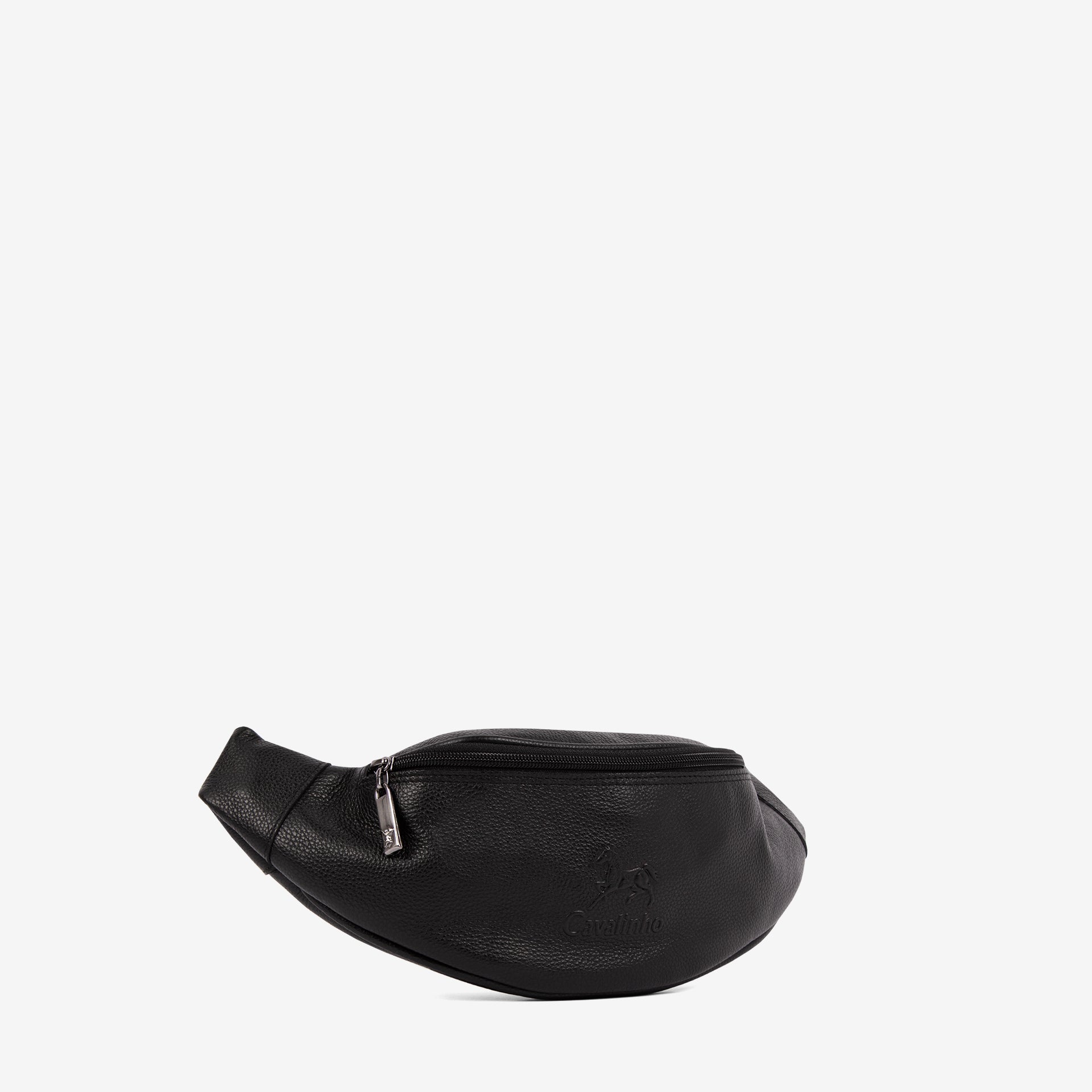 Cavalinho El Cavaleiro Black Leather Sling Bag SKU 18330219 #color_black