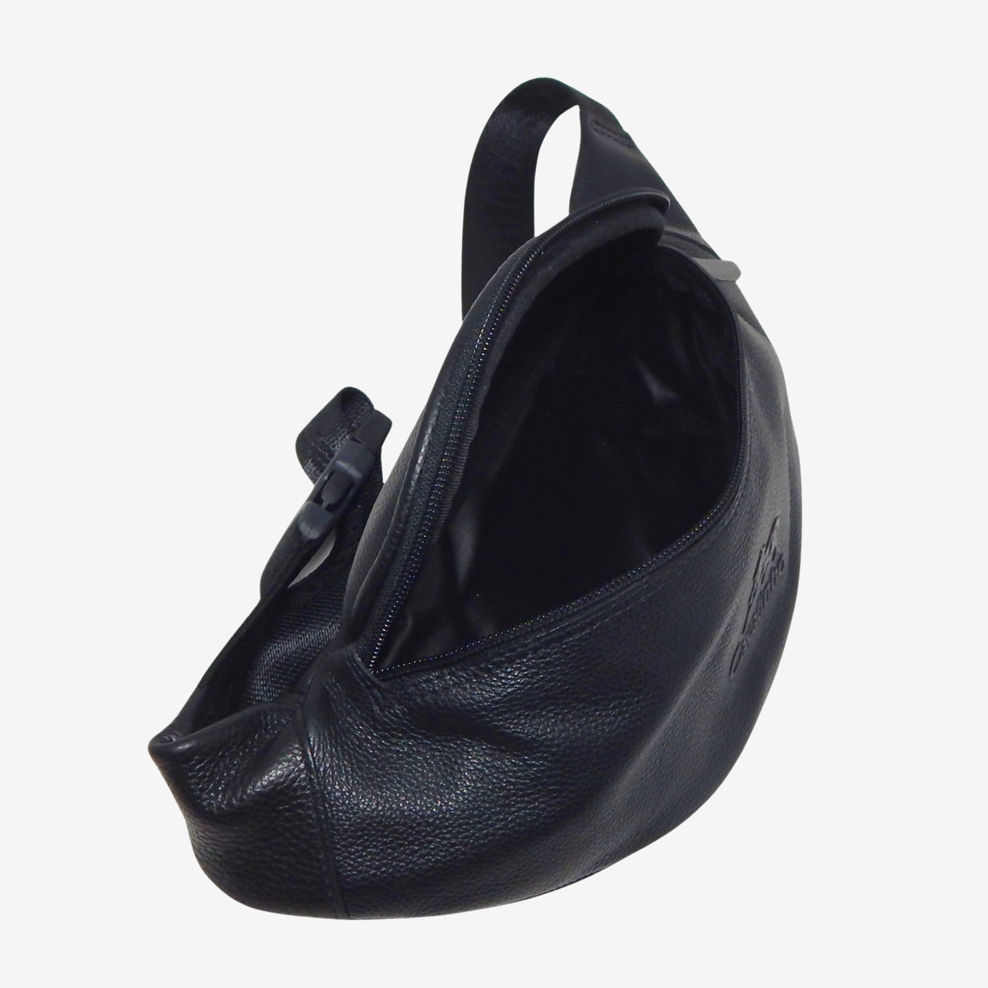 Cavalinho El Cavaleiro Black Leather Sling Bag SKU 18330219 #color_black