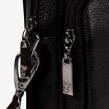 Cavalinho El Cavaleiro Black Leather Traveler Crossbody Bag SKU 18330542.01 #color_black