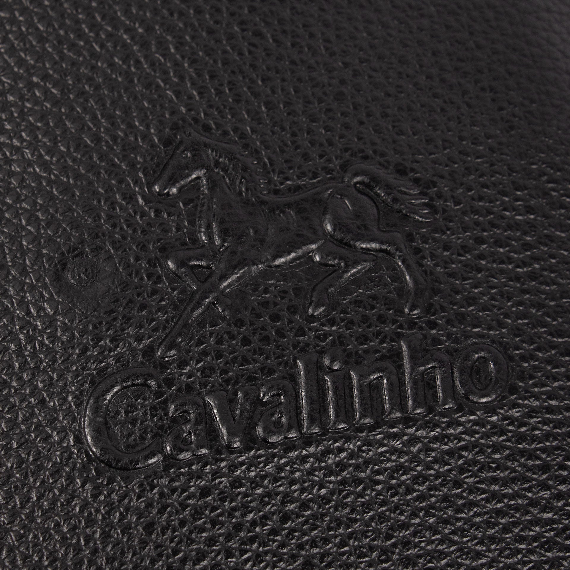 Cavalinho El Cavaleiro Black Leather Traveler Crossbody Bag SKU 18330542.01 #color_black