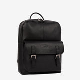 Cavalinho El Cavaleiro Black Leather Backpack Commute SKU 18330619.01 #color_black