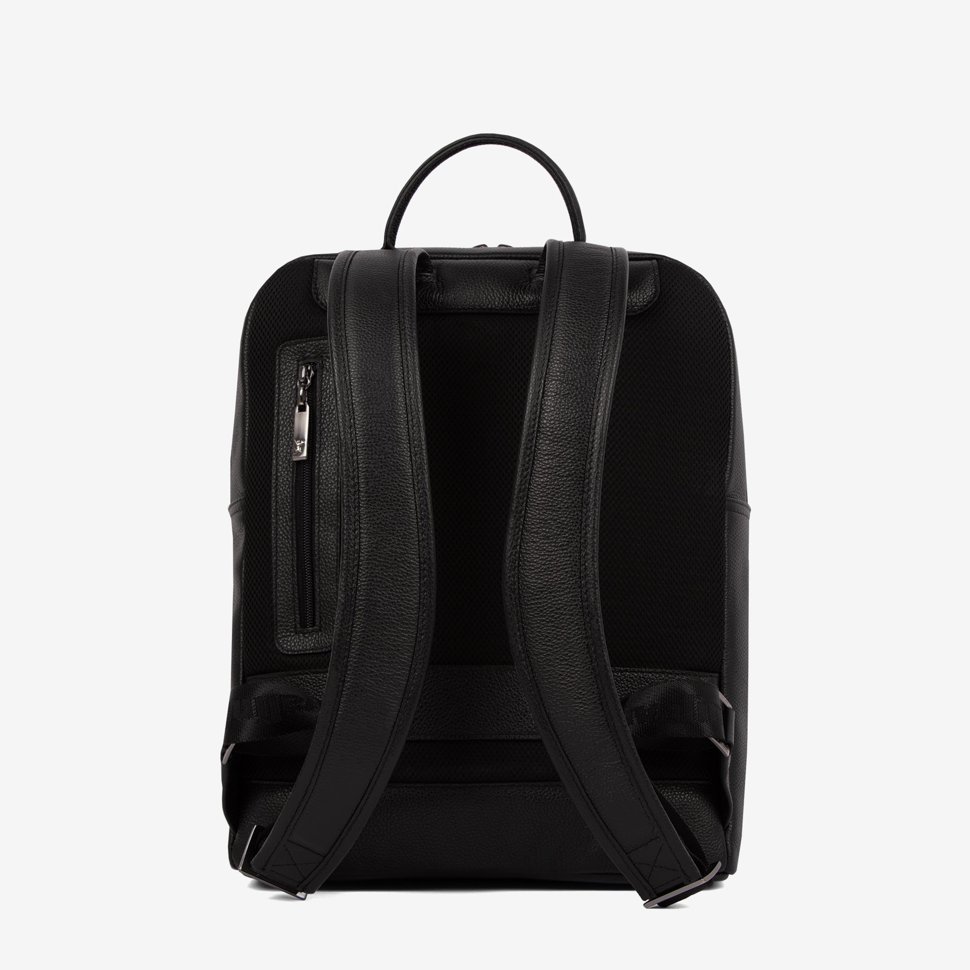Cavalinho El Cavaleiro Black Leather Backpack Commute SKU 18330619.01 #color_black