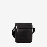 Cavalinho El Cavaleiro Black Leather Traveler Crossbody Bag SKU 18330632.01 #color_black