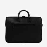 Cavalinho Club Black Leather and Canvas Laptop Bag for Men SKU 18360501.01 #color_Black