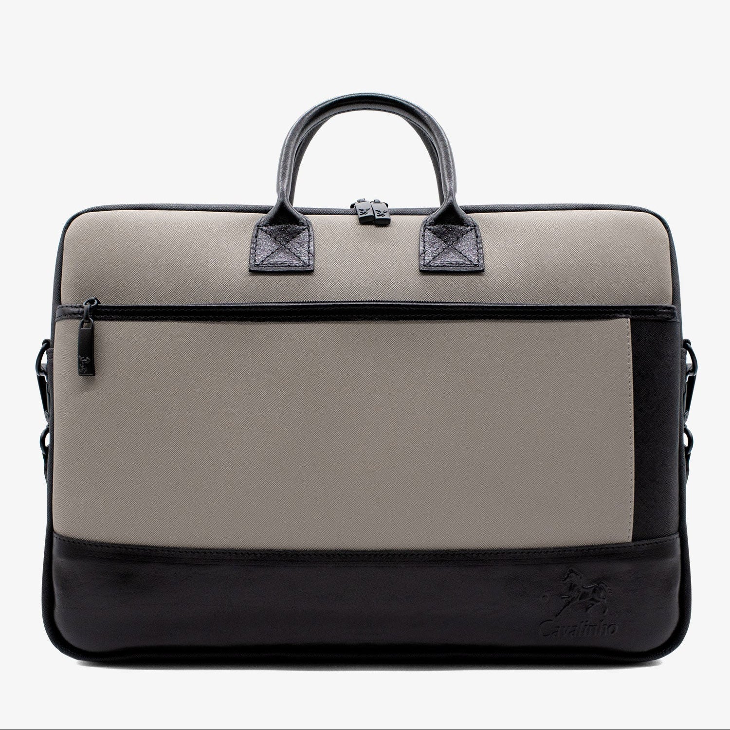 Cavalinho Cavalinho Club Laptop Bag SKU 18360501.07.1 #color_Black / Tan