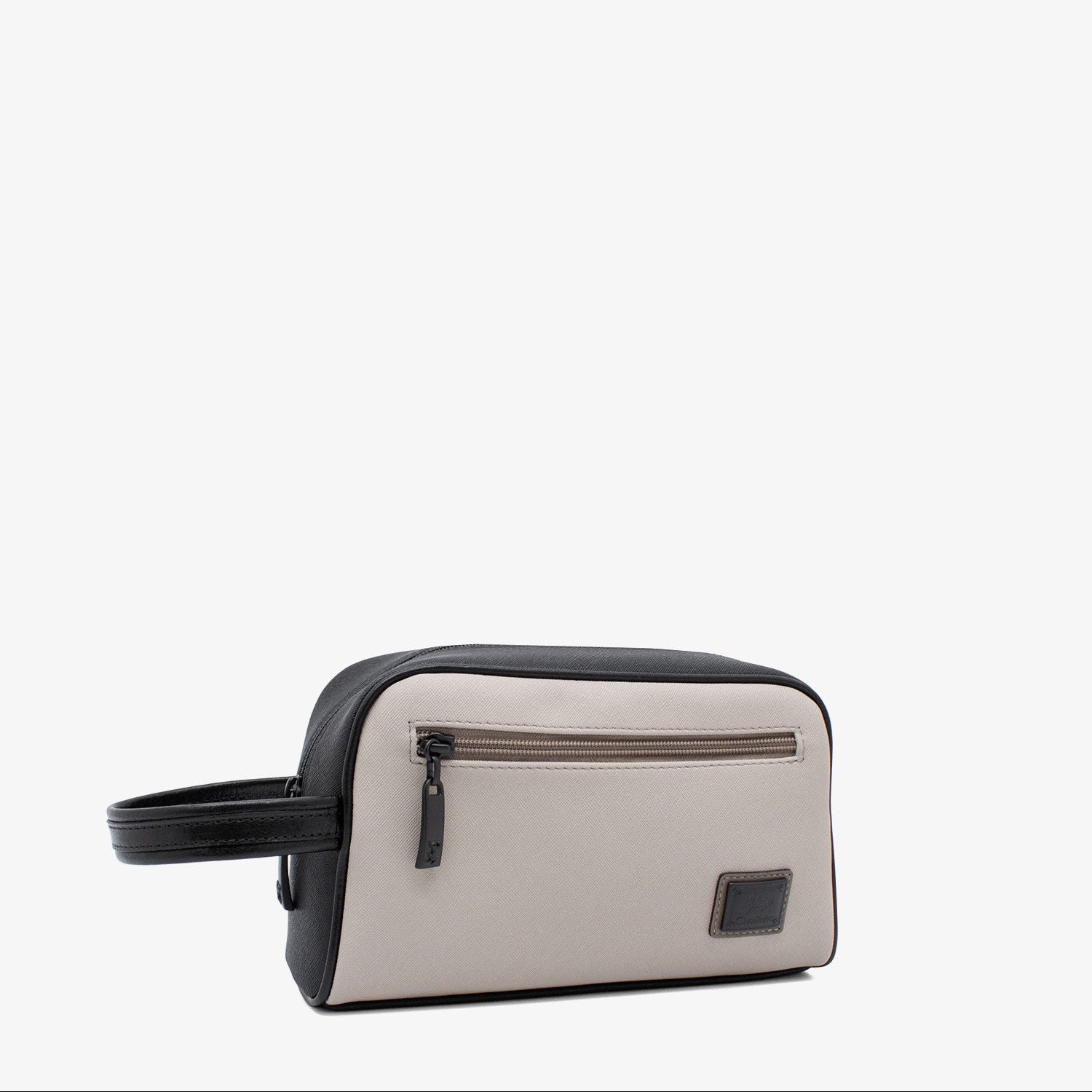 Cavalinho Club Toiletry Bag SKU 18360537.07 #color_black / tan