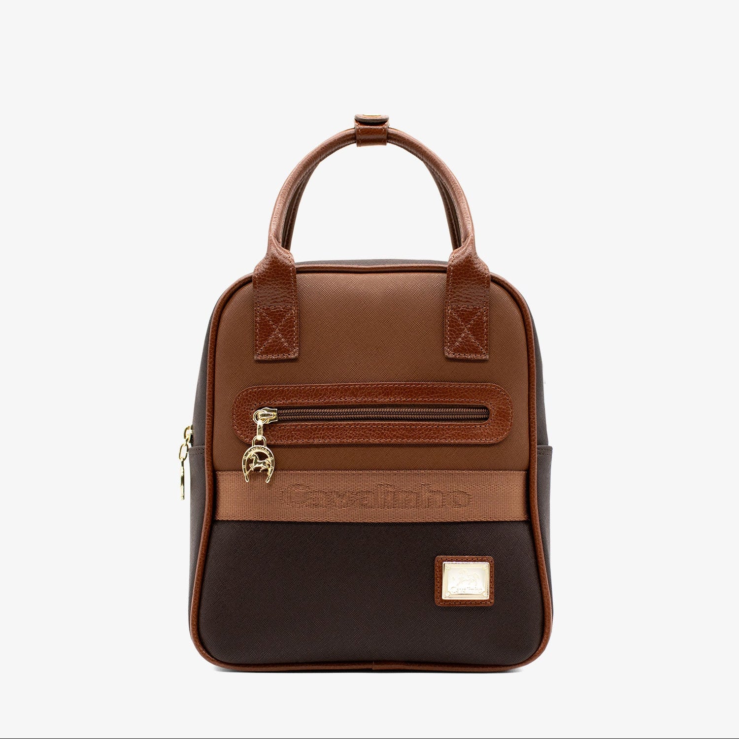 Cavalinho Cavalinho Club Small Backpack for Women SKU 18370419.20 #color_DarkBrown / SaddleBrown