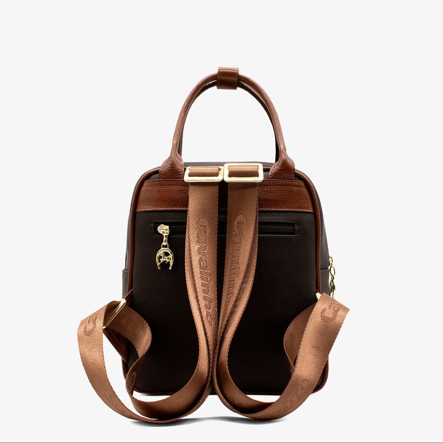 Cavalinho Cavalinho Club Small Backpack for Women SKU 18370419.20 #color_DarkBrown / SaddleBrown