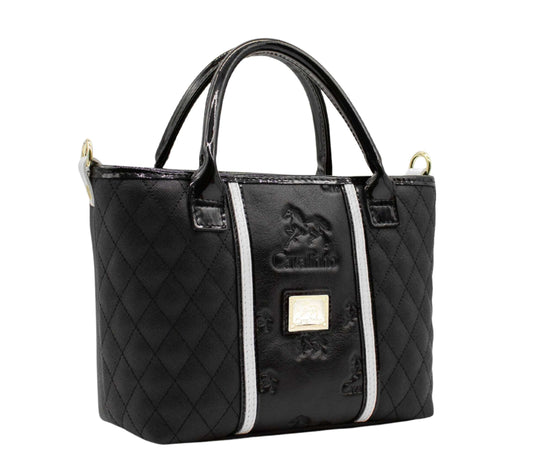 Cavalinho Royal Mini Handbag - Black and White - 18390243.21.99_2