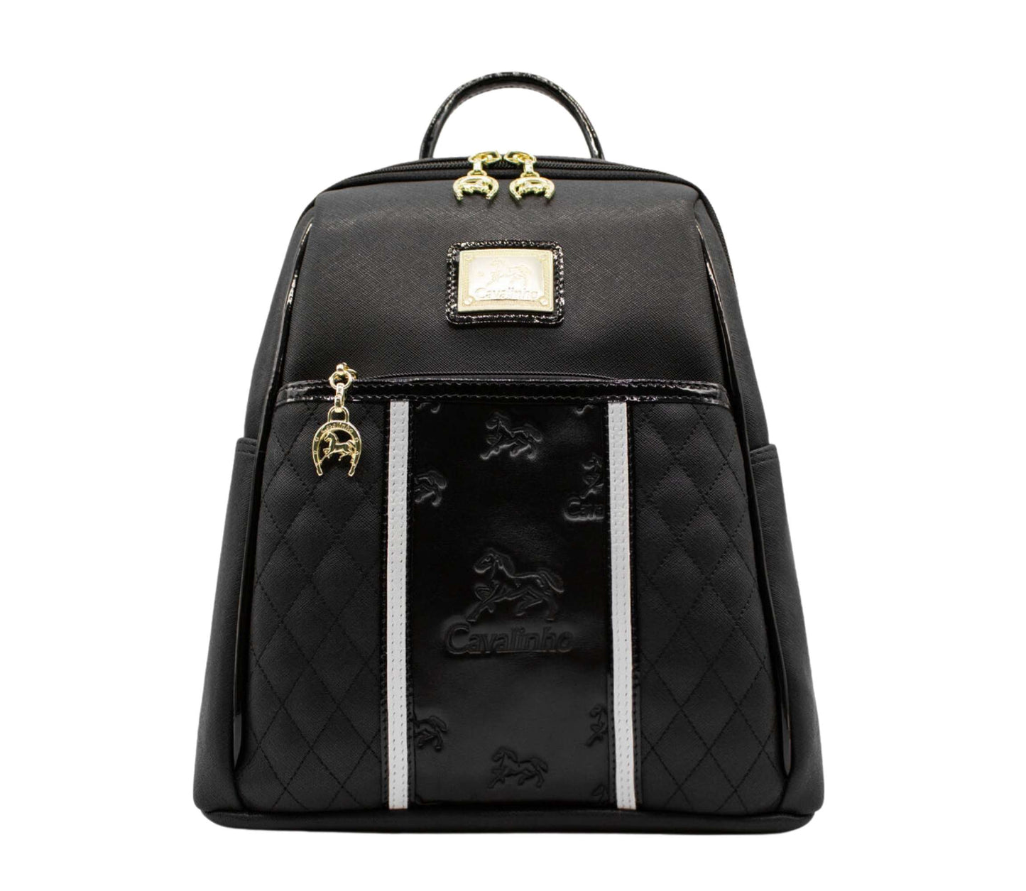 #color_ Black and White | Cavalinho Royal Backpack - Black and White - 18390249.21.99