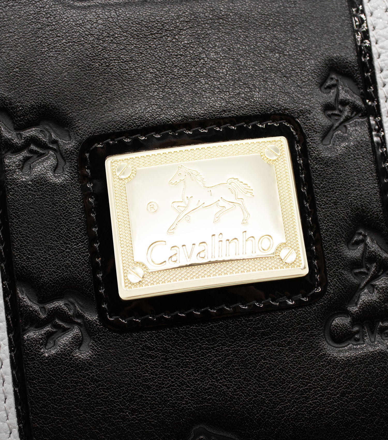 Cavalinho Royal Handbag - Black and White - 18390480.21_P05