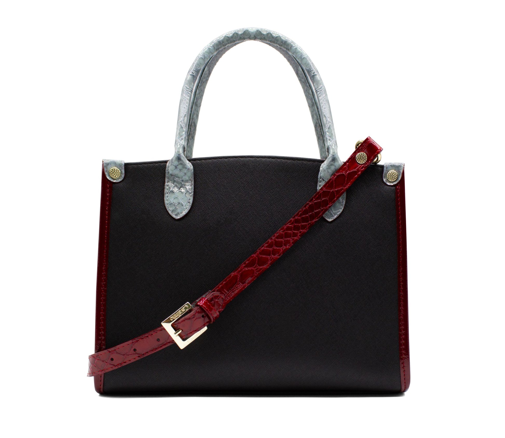 Cavalinho Royal Handbag - Black / White / Red / Silver - 18390480.23_3