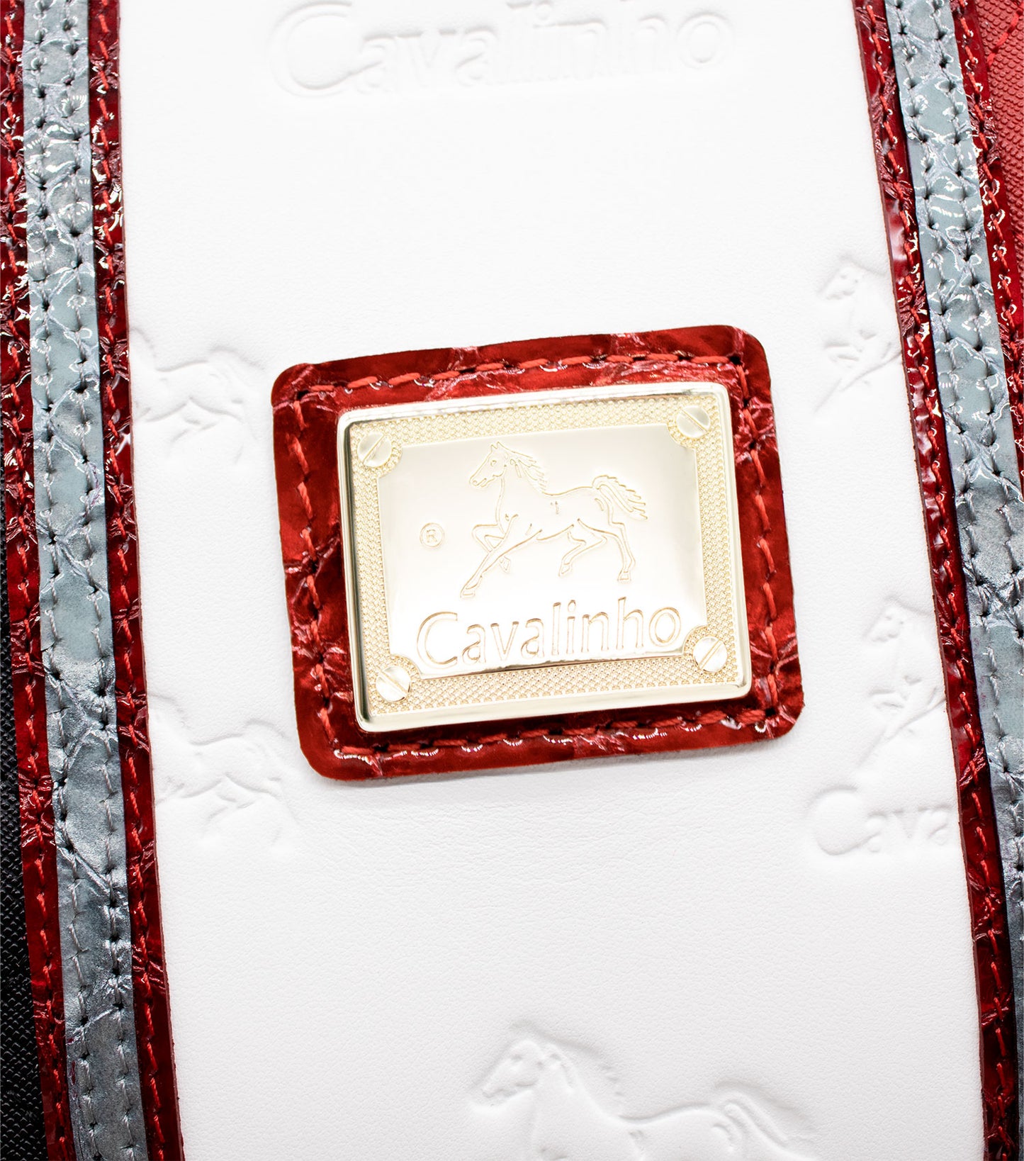 Cavalinho Royal Handbag - Black / White / Red / Silver - 18390480.23_P04