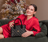 #color_ Black | Cavalinho Gold Snow Handbag - Black - 18420507.01_LifeStyle