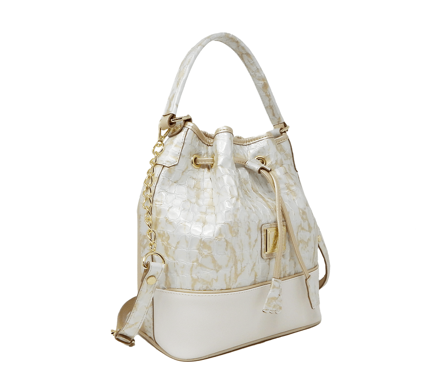 #color_ Beige White | Cavalinho Mystic Bucket Bag - Beige White - 18460281.31_2