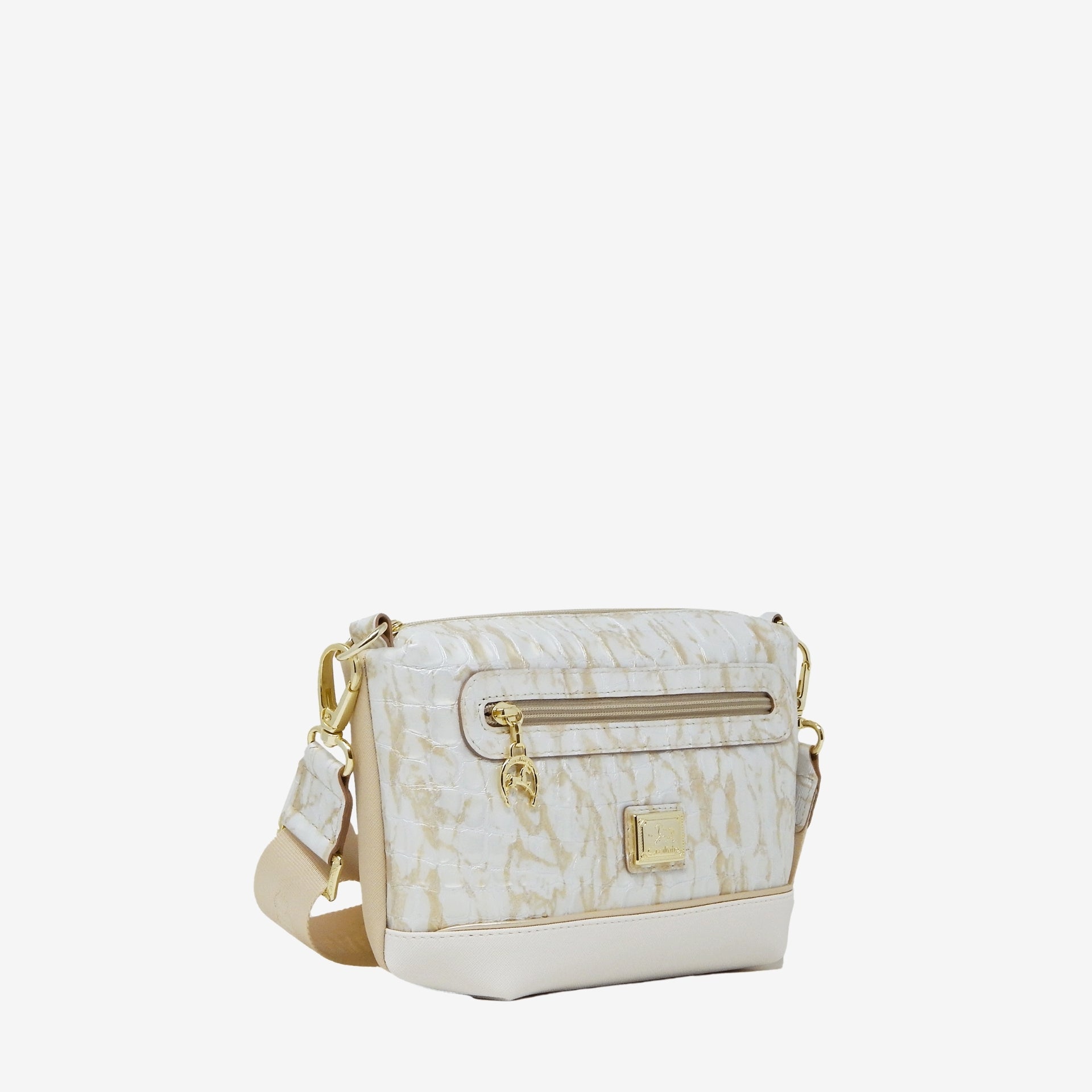 Cavalinho Mystic Crossbody Bag for Women SKU 18460401.31 #color_beige / white