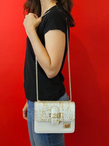 Cavalinho Mystic Shoulder Bag SKU 18460417.31 #color_beige / white