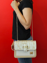 Cavalinho Mystic Shoulder Bag SKU 18460471.31 #color_beige / white