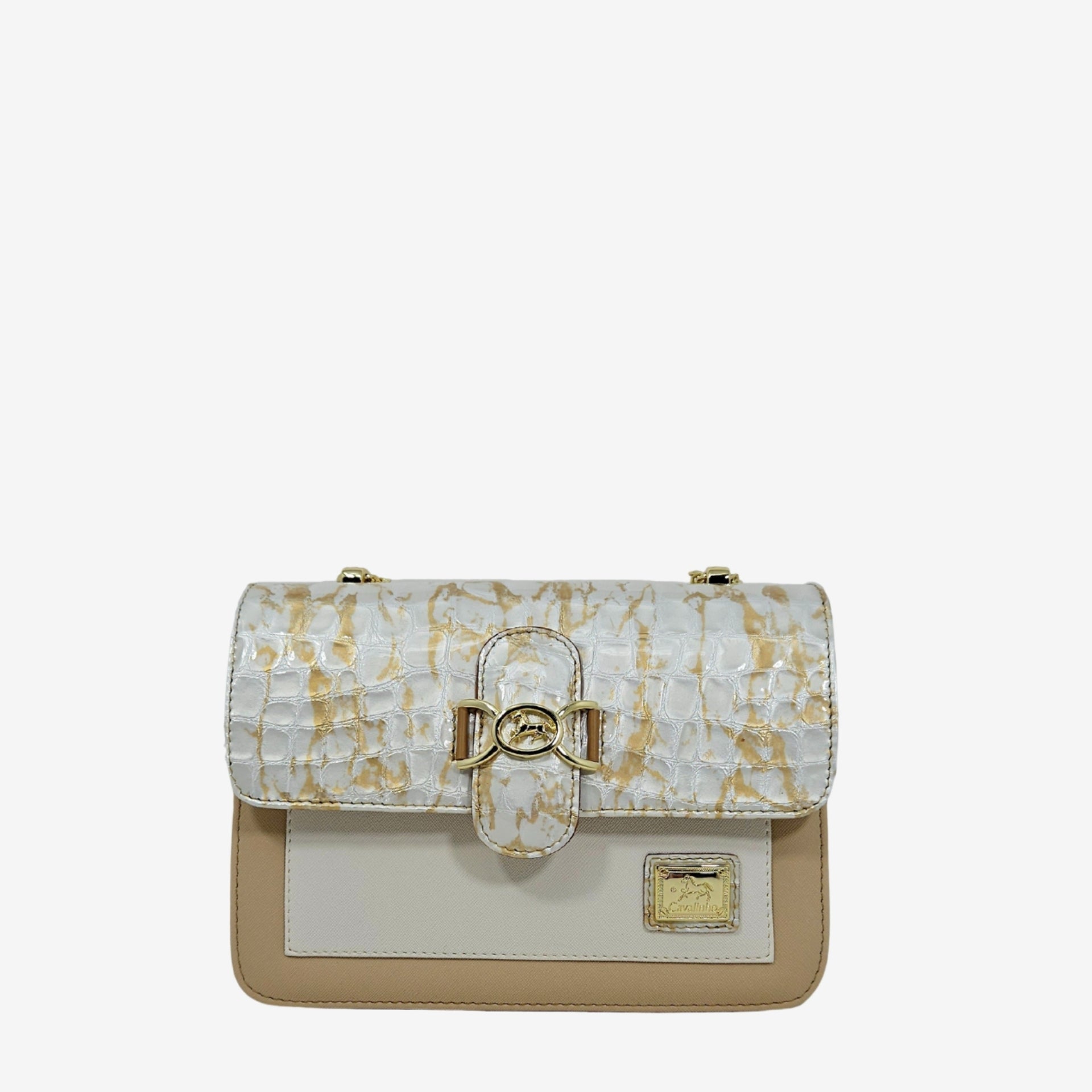 Cavalinho Mystic Shoulder Bag SKU 18460471.31 #color_beige / white