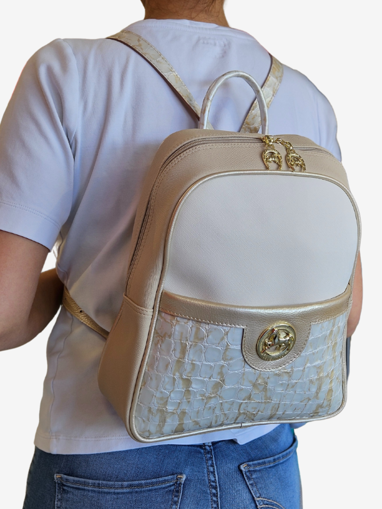 Cavalinho Mystic Backpack SKU 18460538.31 #color_beige / white