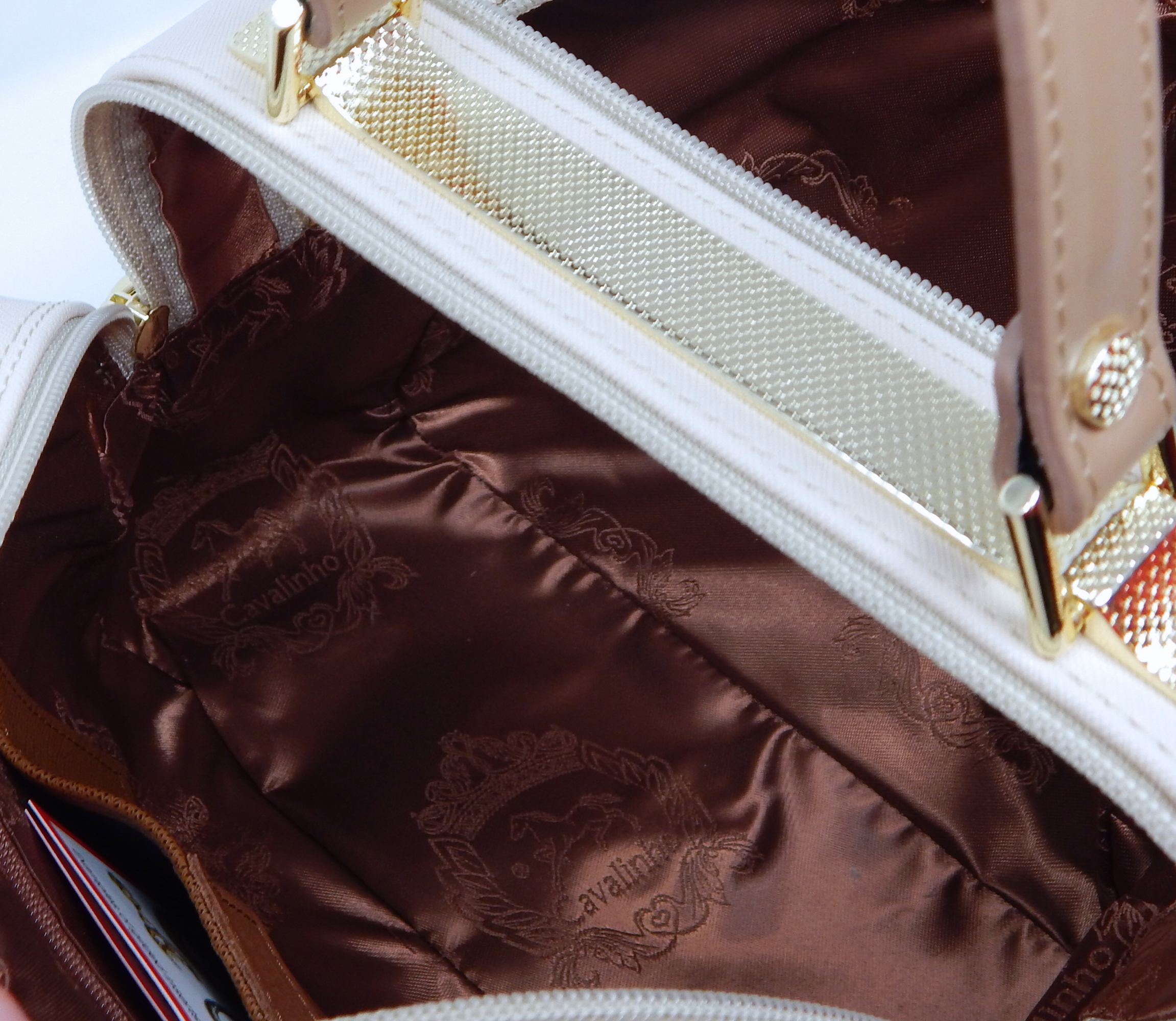 Cavalinho Charming Handbag SKU 18470186.22 #color_Navy / Tan / Beige, Black