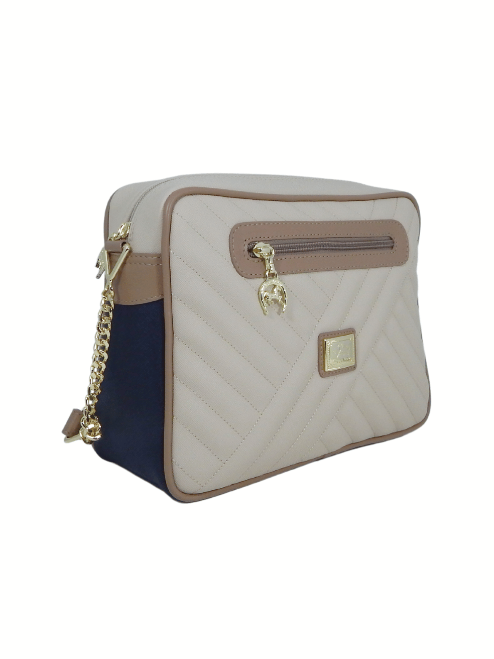 Cavalinho Charming Crossbody Bag SKU 18470251.22 #color_Navy / Tan / Beige