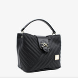Cavalinho Charming Black Canvas Handbag SKU 18470429.01 #color_Black